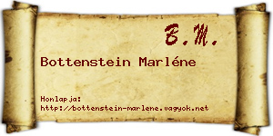 Bottenstein Marléne névjegykártya